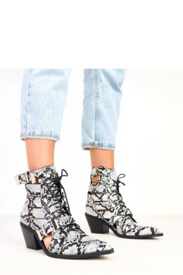 Botki Model Verica K186 Black/White - Solea Solea