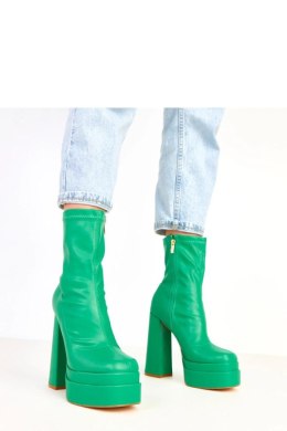 Botki Model Yasmin YES-222-1 Green - Solea Solea