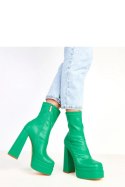 Botki Model Yasmin YES-222-1 Green - Solea Solea