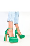 Czółenka Model Tolani YES-3062-8 Green - Solea Solea