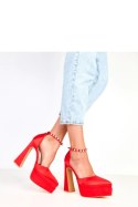 Czółenka Model Tolani YES-3062-8 Red - Solea Solea