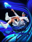 Fotel ergonomiczny gamingowy Angel GamePlus ANGEL