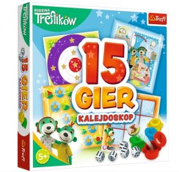 Gra planszowa 15 gier Rodzina Treflików Trefl 02823 Trefl Gry