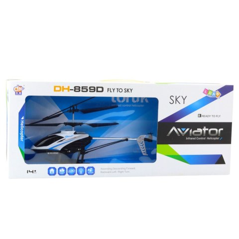 Helikopter Zdalnie Sterowany RC Aviator DH-859D LED 360° LEAN Toys Helikopter Zdalnie Sterowany RC Aviator DH-859D LED 360° LEAN Toys