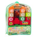 Klocki Konstrukcyjne Edukacyjne W Plecaku Dinozaury Cyfry Litery 26 el. LEAN Toys