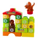 Klocki Konstrukcyjne Edukacyjne W Plecaku Dinozaury Cyfry Litery 49 el. LEAN Toys