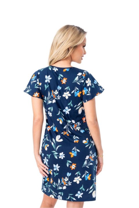 Koszulka nocna Koszula Nocna Model Caroline Navy - Donna Donna Koszulka nocna Koszula Nocna Model Caroline Navy - Donna Donna