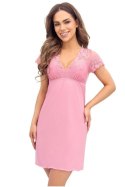 Koszulka nocna Koszula Nocna Model Daria Dirty Pink - Donna Donna Koszulka nocna Koszula Nocna Model Daria Dirty Pink - Donna Donna