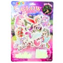 Naklejki Fluorescencyjne Świecące Na Ścianę Jednorożce Gwiazdki LEAN TOYS