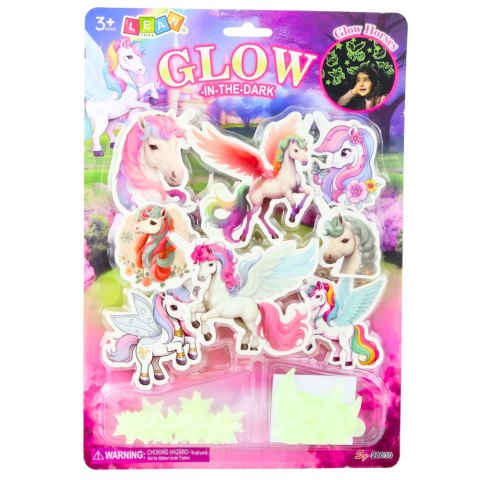 Naklejki Fluorescencyjne Świecące Na Ścianę Jednorożce Gwiazdki LEAN TOYS Naklejki Fluorescencyjne Świecące Na Ścianę Jednorożce Gwiazdki LEAN TOYS