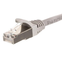 Patchcord RJ45, Netrack osłonka zalewana, kat. 5e FTP/STP, 20m szary NETRACK