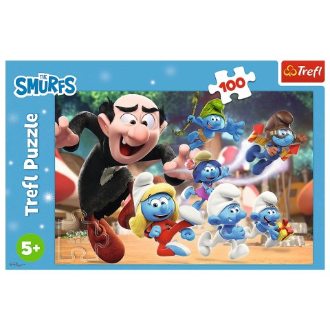 Puzzle - 100 - Nauki Papy Smerfa - Smerfy - Trefl 16481 Trefl Puzzle Puzzle - 100 - Nauki Papy Smerfa - Smerfy - Trefl 16481 Trefl Puzzle