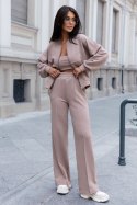 Spodnie Komplet Model Misty D33 Latte - IVON IVON Spodnie Komplet Model Misty D33 Latte - IVON IVON