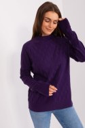 Sweter Damski Model AT-SW-2326.37X Dark Violet - AT AT