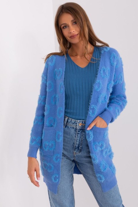 Sweter Kardigan Model AT-SW-234502.38X Blue - AT AT