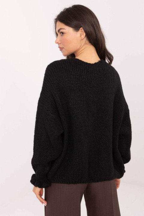 Sweter Kardigan Model MI-SW-0904.82 Black - Rue Paris Rue Paris