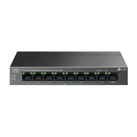 Switch niezarządzalny TP-Link LS109P 9x100 8x PoE+ 63W TP-Link Systems Inc. Switch niezarządzalny TP-Link LS109P 9x100 8x PoE+ 63W TP-Link Systems Inc.