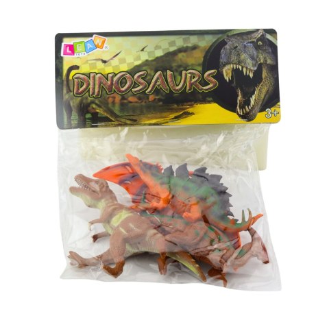Zestaw Figurki Dinozaurów T-Rex Pteranodon Stegosaurus Parasaurolophus 4szt LEAN Toys Zestaw Figurki Dinozaurów T-Rex Pteranodon Stegosaurus Parasaurolophus 4szt LEAN Toys
