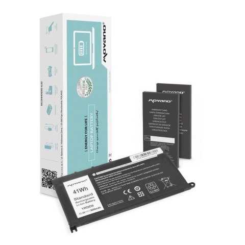 Bateria Movano do notebooka Dell Inspiron 14 (5481), 14 (5590), YRDD6 (11.4V) (3600 mAh) Movano Bateria Movano do notebooka Dell Inspiron 14 (5481), 14 (5590), YRDD6 (11.4V) (3600 mAh) Movano