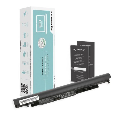 Bateria Movano do notebooka HP 240 250 255 258 G6, JC03, JC04 (10.8V-11.1V) (2200 mAh) Movano Bateria Movano do notebooka HP 240 250 255 258 G6, JC03, JC04 (10.8V-11.1V) (2200 mAh) Movano