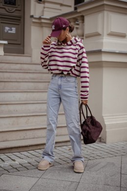 Bluza Damska Model Erith 380690829 Beige/Bordo - LaBalancia LaBalancia