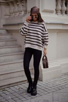 Bluza Damska Model Strel 379829192 Beige/Brown - LaBalancia LaBalancia