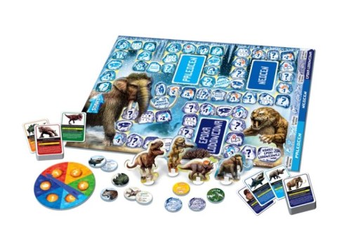 Gra planszowa Quiz Dinozaury i Prehistoria Epoka Lodowcowa Uczę się Bawiąc Język Polski Clementoni 50804 Clementoni Gra planszowa Quiz Dinozaury i Prehistoria Epoka Lodowcowa Uczę się Bawiąc Język Polski Clementoni 50804 Clementoni