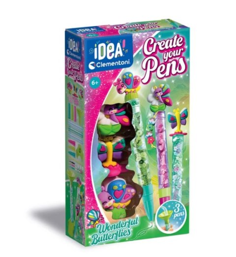 Idea Art Zestaw Mini Fabryka Długopisów Motylki Clementoni 18169 Clementoni Idea Art Zestaw Mini Fabryka Długopisów Motylki Clementoni 18169 Clementoni