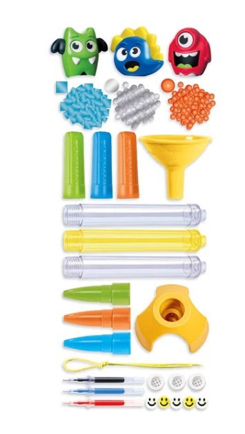 Idea Art Zestaw Mini Fabryka Monster Długopisów Potwory Clementoni 18833 Clementoni