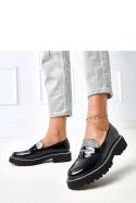 Mokasyny Model Laures 20822-8A Black Lakier - Solea Solea