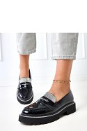 Mokasyny Model Laures 20822-8A Black Lakier - Solea Solea