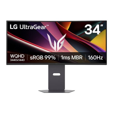 Monitor LG 34" UltraGear 34G600A-B VA WQHD 160Hz 2xHDMI DP glośniki LG Monitor LG 34" UltraGear 34G600A-B VA WQHD 160Hz 2xHDMI DP glośniki LG