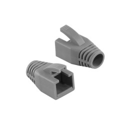Osłonka wtyku RJ45 LogiLink MP0035 8mm kat.6 szary 50szt LogiLink