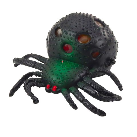 Pająk Gniotek Antystresowy Sensoryczny Z Kulkami Żelowymi Czarny LEAN TOYS Pająk Gniotek Antystresowy Sensoryczny Z Kulkami Żelowymi Czarny LEAN TOYS