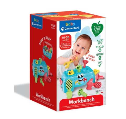 Stolik Małego Majsterkowicza Narzędzia Skrzynka Clementoni 17733 Clementoni Stolik Małego Majsterkowicza Narzędzia Skrzynka Clementoni 17733 Clementoni