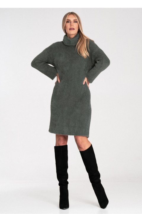 Sukienka Model M1096 Oliwka - Figl Figl Sukienka Model M1096 Oliwka - Figl Figl