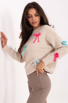 Sweter Damski Model PM-SW-SC82.41 Light Beige - Factory Price Factory Price