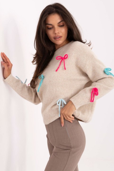 Sweter Damski Model PM-SW-SC82.41 Light Beige - Factory Price Factory Price