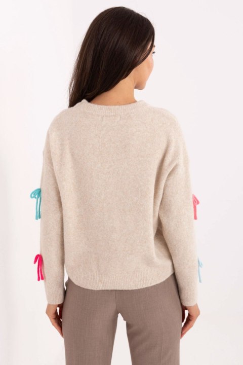 Sweter Damski Model PM-SW-SC82.41 Light Beige - Factory Price Factory Price