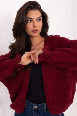 Sweter Kardigan Model MI-SW-0904.82 Bordo - Rue Paris Rue Paris