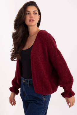 Sweter Kardigan Model MI-SW-0904.82 Bordo - Rue Paris Rue Paris