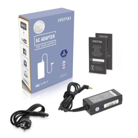 Zasilacz sieciowy Mitsu 19V 1.58A (5.5x1.7) 30W do notebooka Acer, Dell, Packard Bell Mitsu Zasilacz sieciowy Mitsu 19V 1.58A (5.5x1.7) 30W do notebooka Acer, Dell, Packard Bell Mitsu