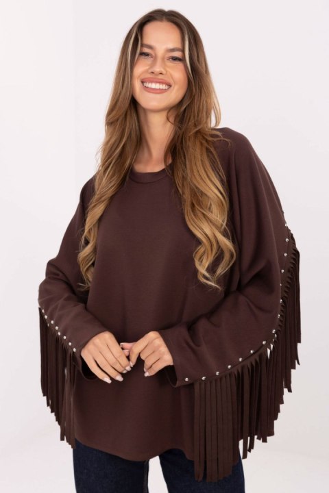 Bluza Damska Model IT-BZ-21695.10 Dark Brown - Factory Price Factory Price