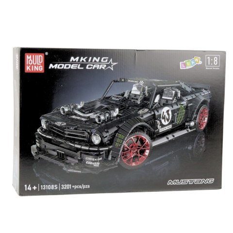 Klocki Konstrukcyjne Samochód Sportowy Mustang Hoonicorn V2 3201 el. LEAN Toys Klocki Konstrukcyjne Samochód Sportowy Mustang Hoonicorn V2 3201 el. LEAN Toys