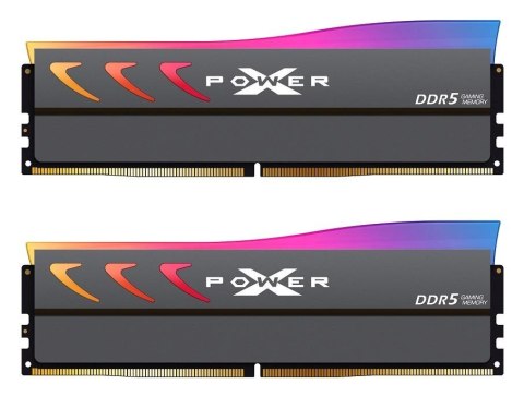 Pamięć DDR5 Silicon Power XPOWER Storm RGB Gaming 32GB (2x16GB) 6400MHz CL32 1.4V UDIMM Gray Silicon Power Pamięć DDR5 Silicon Power XPOWER Storm RGB Gaming 32GB (2x16GB) 6400MHz CL32 1.4V UDIMM Gray Silicon Power