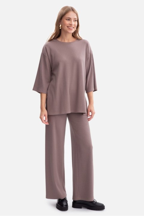 Spodnie Damskie Model B300 Cacao - BeWear BeWear Spodnie Damskie Model B300 Cacao - BeWear BeWear