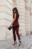 Spodnie Damskie Model Kiara 386128515 Bordo - LaBalancia LaBalancia
