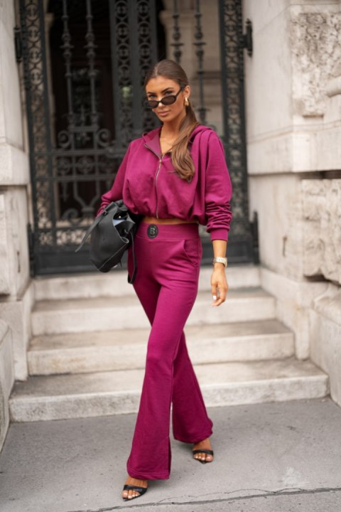 Spodnie Komplet Model Jules 387238198 Malina - LaBalancia LaBalancia Spodnie Komplet Model Jules 387238198 Malina - LaBalancia LaBalancia