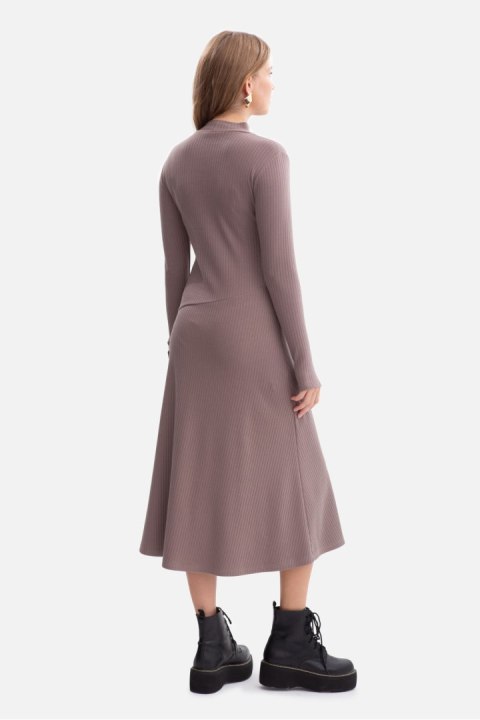 Sukienka Model B299 Cacao - BeWear BeWear Sukienka Model B299 Cacao - BeWear BeWear