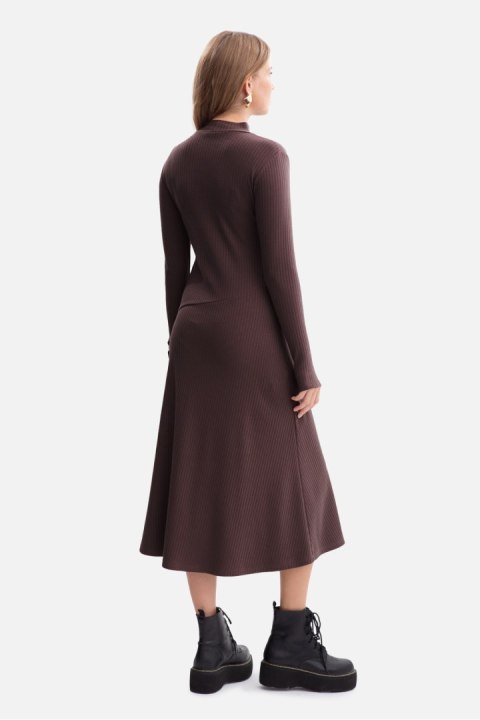 Sukienka Model B299 Czekolada - BeWear BeWear Sukienka Model B299 Czekolada - BeWear BeWear